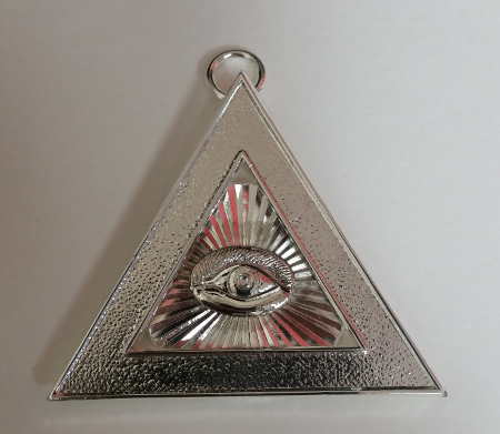 Craft Lodge Officers Collar Jewel - Chaplain (Scottish) - Silver